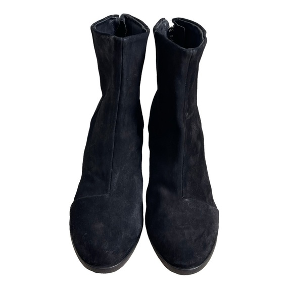 Rag & Bone Women’s Newbury Ankle Boots Size 38 US 8 Suede Black Heeled Western - Picture 3 of 9